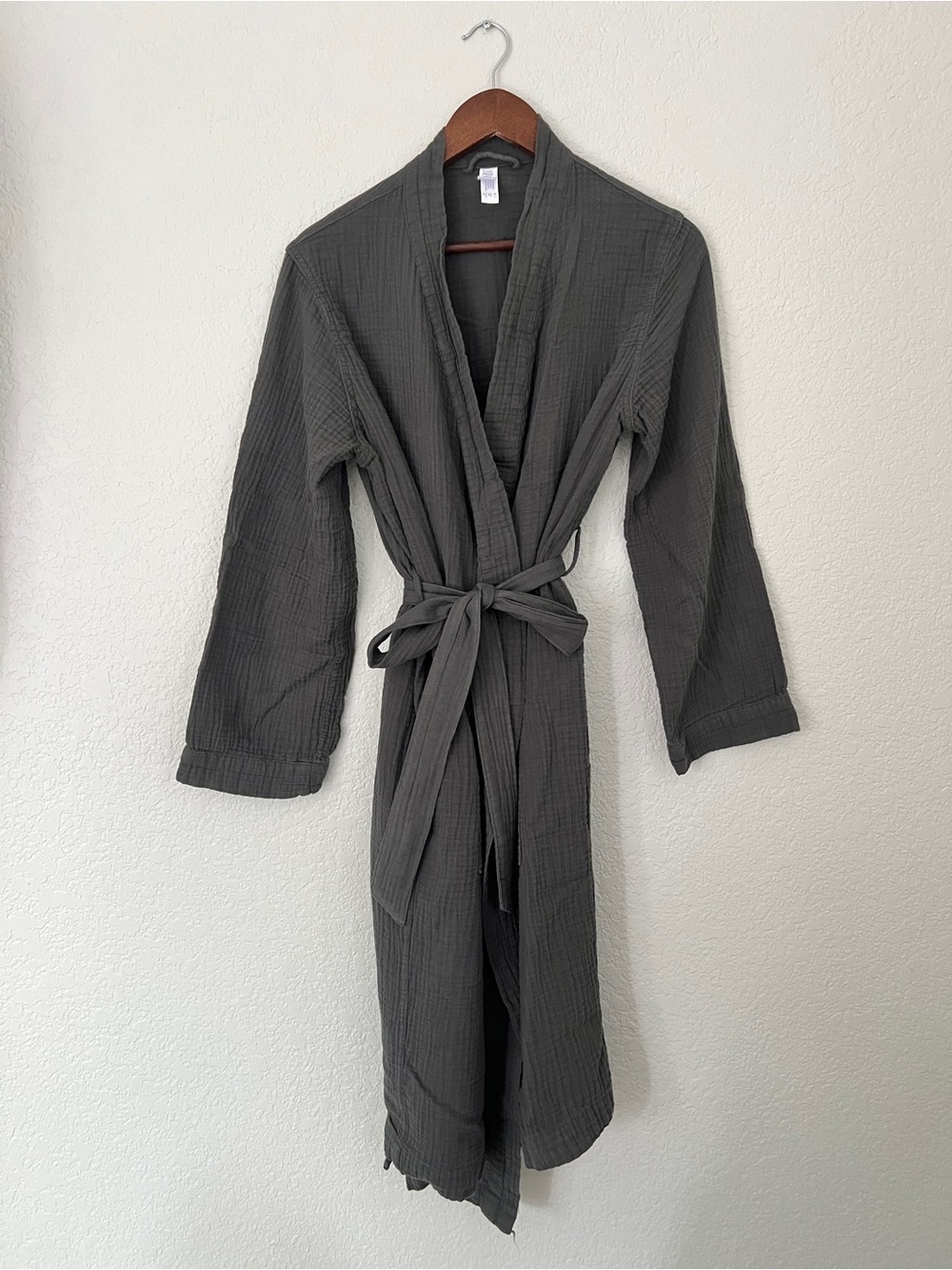 Stars Above Women’s Gray Wrap Robe Coat
